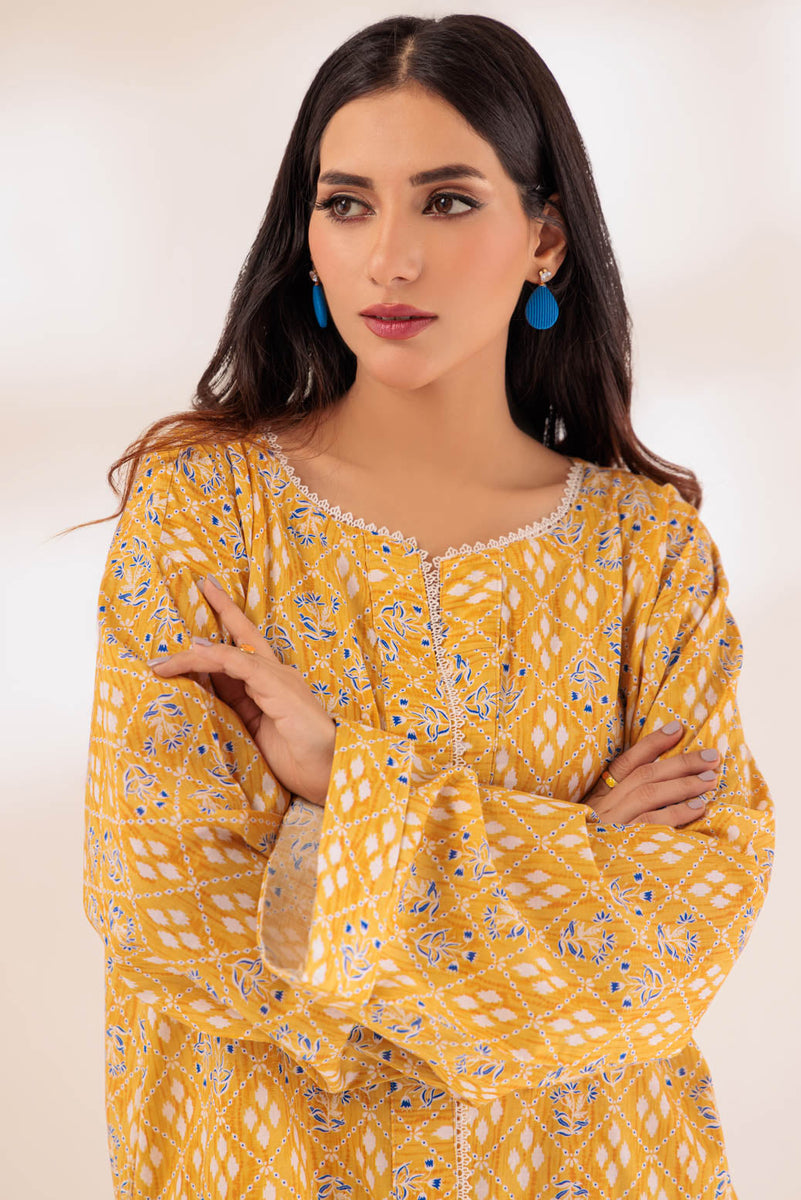 YELLOW-CAMBRIC-2 PIECE (BSAS232P28)– Bonanza Satrangi pk