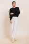 BLACK-ROUND NECK FULL SLEEVES CROP TOP SWEATER (24X-002-66)