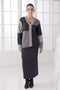 BLACK-V-NECK FULL SLEEVES CARDIGAN SWEATER (24X-005-66)