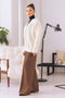 O-WHITE-V-NECK FULL SLEEVES CARDIGAN SWEATER (24X-006-66)