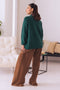 GREEN-FRONT OPEN FULL SLEEVES CARDIGAN SWEATER (24X-011-66)