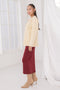 BEIGE-ROUND NECK FULL SLEEVES CARDIGAN SWEATER (24X-017-66)