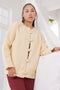 BEIGE-ROUND NECK FULL SLEEVES CARDIGAN SWEATER (24X-017-66)