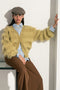 V-NECK FULL SLEEVES CARDIGAN SWEATER (24X-018-66)