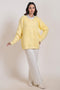 LEMON ROUND NECK FULL SLEEVES CARDIGAN SWEATER (24X-021-66)