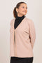 BEIGE-FULL SLEEVES CARDIGAN SWEATER (24X-027-66)