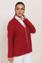 MAROON-FULL SLEEVES CARDIGAN SWEATER (24X-027-66)