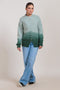 D-GREEN-ROUND NECK FULL SLEEVES CARDIGAN SWEATER (24X-030-66)