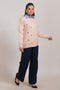 L-PEACH-ROUND NECK FULL SLEEVES CARDIGAN SWEATER (24X-036-66)