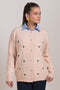 L-PEACH-ROUND NECK FULL SLEEVES CARDIGAN SWEATER (24X-036-66)