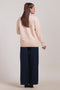 L-PEACH-ROUND NECK FULL SLEEVES CARDIGAN SWEATER (24X-036-66)