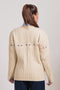 BEIGE-ROUND NECK FULL SLEEVES CARDIGAN SWEATER (24X-041-66)