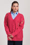 ROSE-V-NECK FULL SLEEVES CARDIGAN SWEATER (24X-042-66)