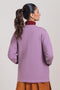 D-PLUM-V-NECK FULL SLEEVES CARDIGAN SWEATER (24X-044-66)