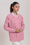 PINK-ROUND NECK FULL SLEEVES CARDIGAN SWEATER (24X-045-66)