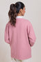 PINK-ROUND NECK FULL SLEEVES CARDIGAN SWEATER (24X-045-66)