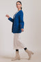 TRUE NAVY-V-NECK FULL SLEEVES CARDIGAN SWEATER (24X-047-66)