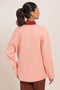 PEACH-ROUND NECK FULL SLEEVES CARDIGAN SWEATER (24X-052-66)