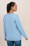 SKY-BLUE-ROUND NECK FULL SLEEVES CARDIGAN SWEATER (24X-052-66)