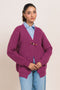 PINK-V-NECK FULL SLEEVES CARDIGAN SWEATER (24X-053-66)