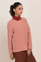 BRICK-ROUND NECK FULL SLEEVES CARDIGAN SWEATER (24X-054-66)