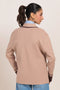 BEIGE-SHAWL COLLAR FULL SLEEVES CARDIGAN SWEATER (24X-057-66)