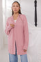 R-PINK-FRONT OPEN FULL SLEEVES CARDIGAN SWEATER (24X-063-66)