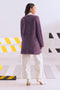 PURPLE V-NECK FULL SLEEVES CARDIGAN SWEATER (24X-074-66)