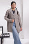 COAT COLLAR FULL SLEEVES CARDIGAN SWEATER (24X-075-66)