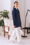 COAT COLLAR FULL SLEEVES CARDIGAN SWEATER (24X-075-66)