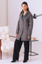 COAT COLLAR FULL SLEEVES CARDIGAN SWEATER (24X-076-66)