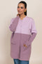 LILAC-ROUND NECK FULL SLEEVES CARDIGAN SWEATER (24X-080-66)