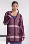 R-PURPLE-V-NECK CARDIGAN FULL SLEEVES SWEATER (24X-082-66)