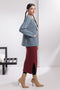 HYDRO-NOTCHED COLLAR FULL SLEEVES CARDIGAN SWEATER (24X-088-66)