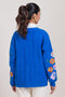 BLUE-FULL SLEEVES CARDIGAN SWEATER (24X-091-66)