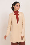 BEIGE-V-NECK FULL SLEEVES CARDIGAN SWEATER (24X-096-66)