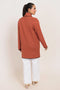 RUST-FULL SLEEVES CARDIGAN SWEATER (24X-097-66)