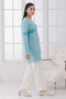 AQUA-FULL SLEEVES CARDIGAN SWEATER (24X-101-66)