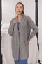 GREY-SHAWL COLLAR FULL SLEEVES CARDIGAN SWEATER (24X-105-66)