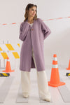 L-PURPLE-V-NECK FULL SLEEVES CARDIGAN SWEATER (24X-107-66)