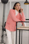 PINK-FULL SLEEVES V-NECK CARDIGAN SWEATER (24X-151-66)