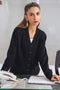 BLACK-FULL SLEEVE V-NECK-CARDIGAN SWEATER (24X-161-66)