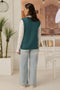 C-GREEN-SANDO V-NECK-CARDIGAN SWEATER (24X-162-66)