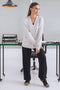 WHITE-FULL SLEEVES V-NECK CARDIGAN SWEATER (24X-173-66)