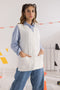 WHITE-SANDO V-NECK CARDIGAN SWEATER (24X-176-66)