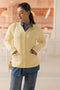 CREAM-FULL SLEEVES V-NECK CARDIGAN SWEATER (24X-177-66)