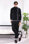 J-BLACK-V-NECK FULL SLEEVES SWEATER (509-15)