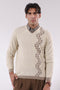 SWAN-V-NECK FULL SLEEVES SWEATER (509-15)