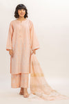 PEACH-JACQUARD-3 PIECE (BS2243P12)