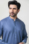 M-GREY-BLENDED-SHALWAR SUIT - (GSBW24-006)